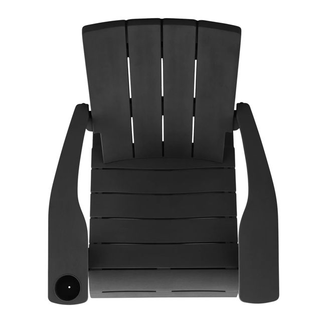 Modern Black Outdoor Adirondack Chair - Keter US