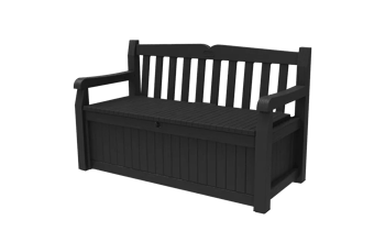 Eden 265L Storage Bench - Grey - Storage Benches