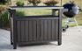 Unity XL Brown Outdoor Kitchen Cart with Storage - Keter US