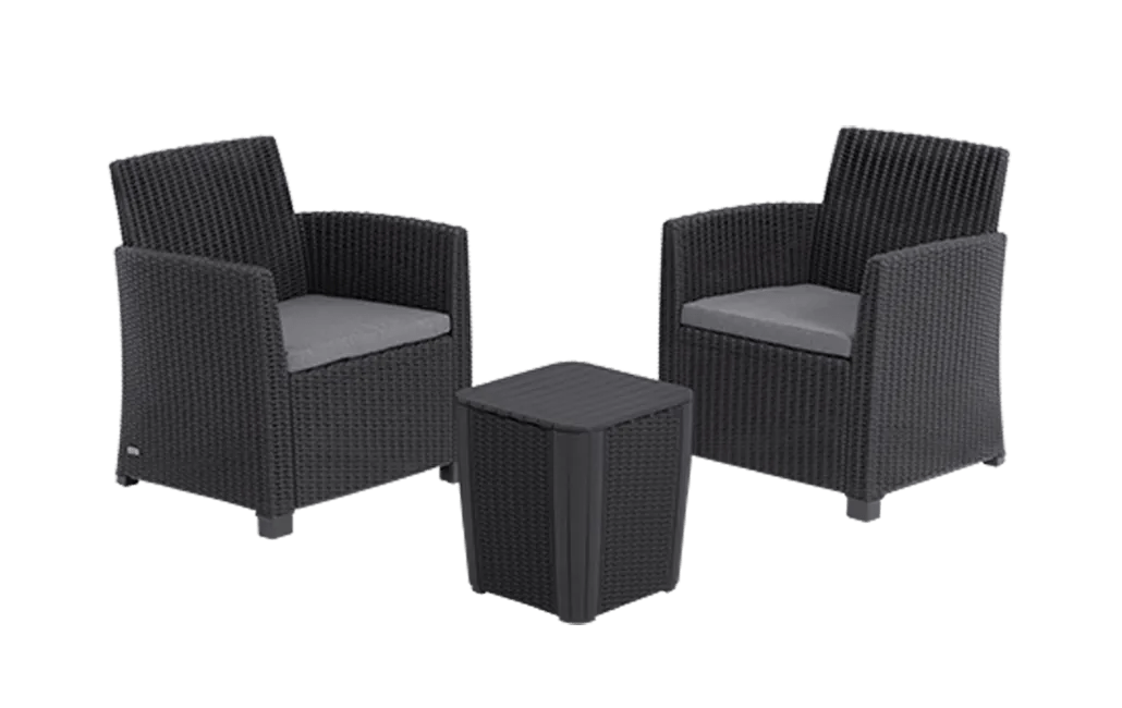  מערכת ישיבה מיה  בלקוני - אפור כהה