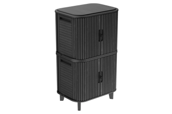 Velo 30 Gallon Deck Box Set of 2 - Graphite - Small Deck Boxes