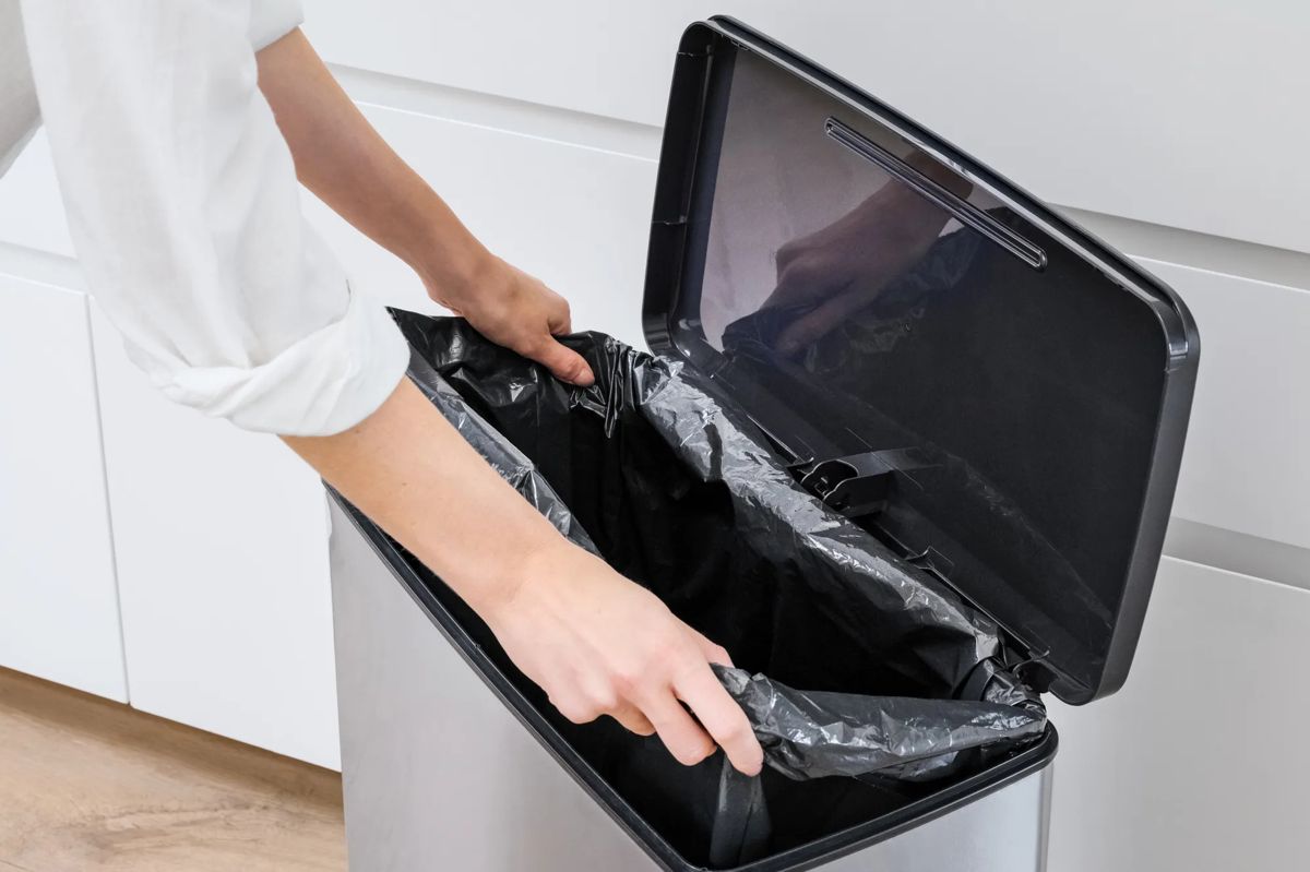 Decobin Prullenbak 65L - Zilver