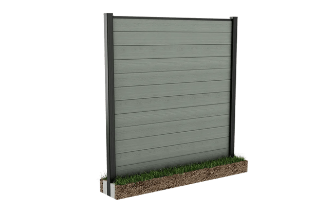 Fence Kit with 240cm Post  - Green