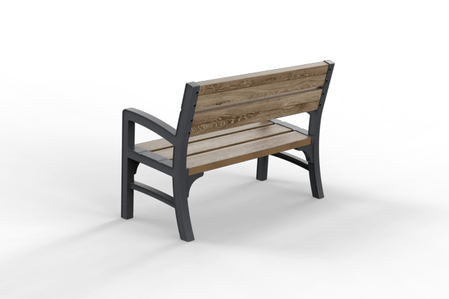 Porto Bankje - 120x63x88cm - Walnut