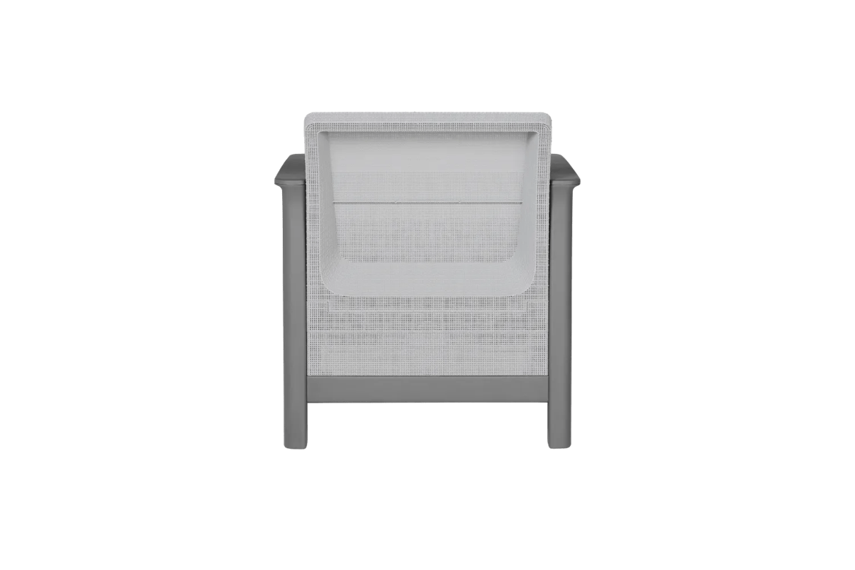 Scandi Linea Loungestoel - 2 stuks - Lichtgrijs