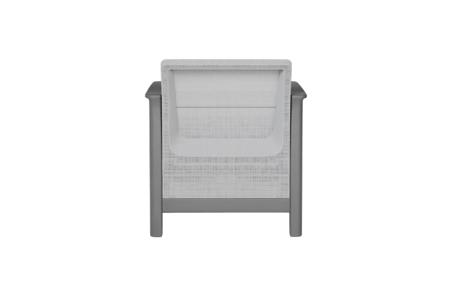 Scandi Linea Loungestoel - 2 stuks - Lichtgrijs