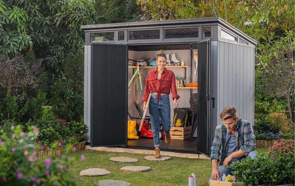 Buy Artisan Grey 9x7 Outdoor Storage Shed - Keter Canada