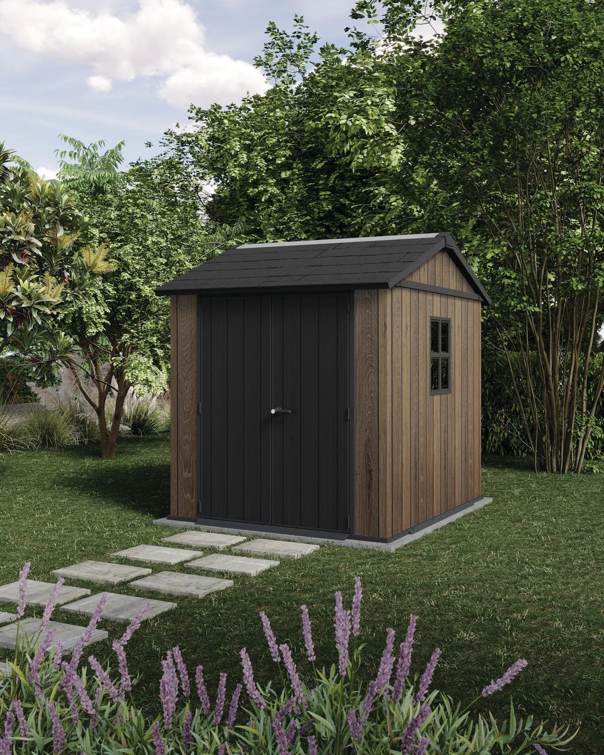 Caseta de exterior Signature Apex 757/775 230X224X246 cm y 4,4m2
 - Marrón