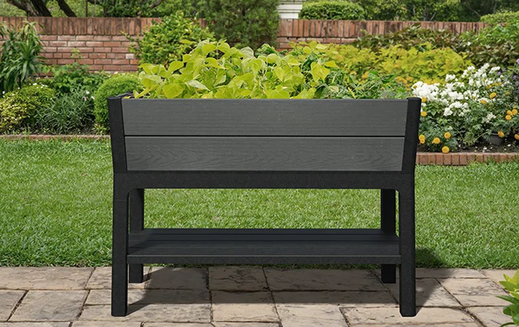 Graphite Darwin 29 Gallon Elevated Garden Bed - Keter US