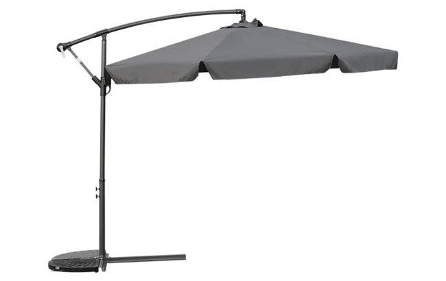 שמשיית צד 3 מטר - אפור גרפיט