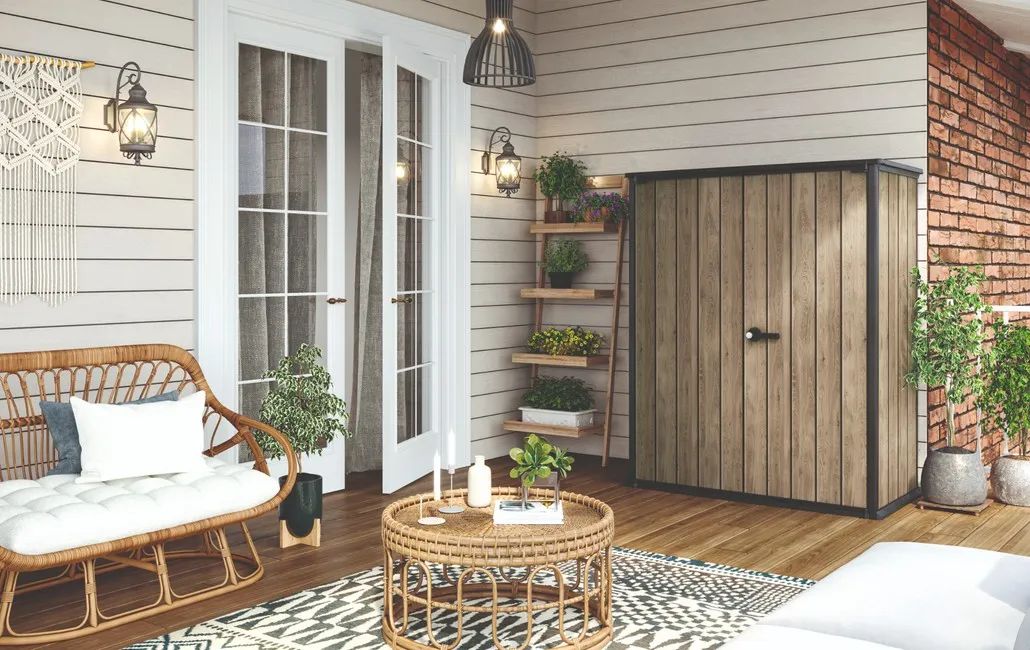 Signature 1400L High Store Storage Cabinet - Ashwood Brown