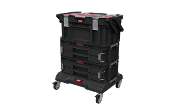 מערכת 4 מגירות וארגז 22 קונקט - שחור - מערכת ניידת מודולרית Connect