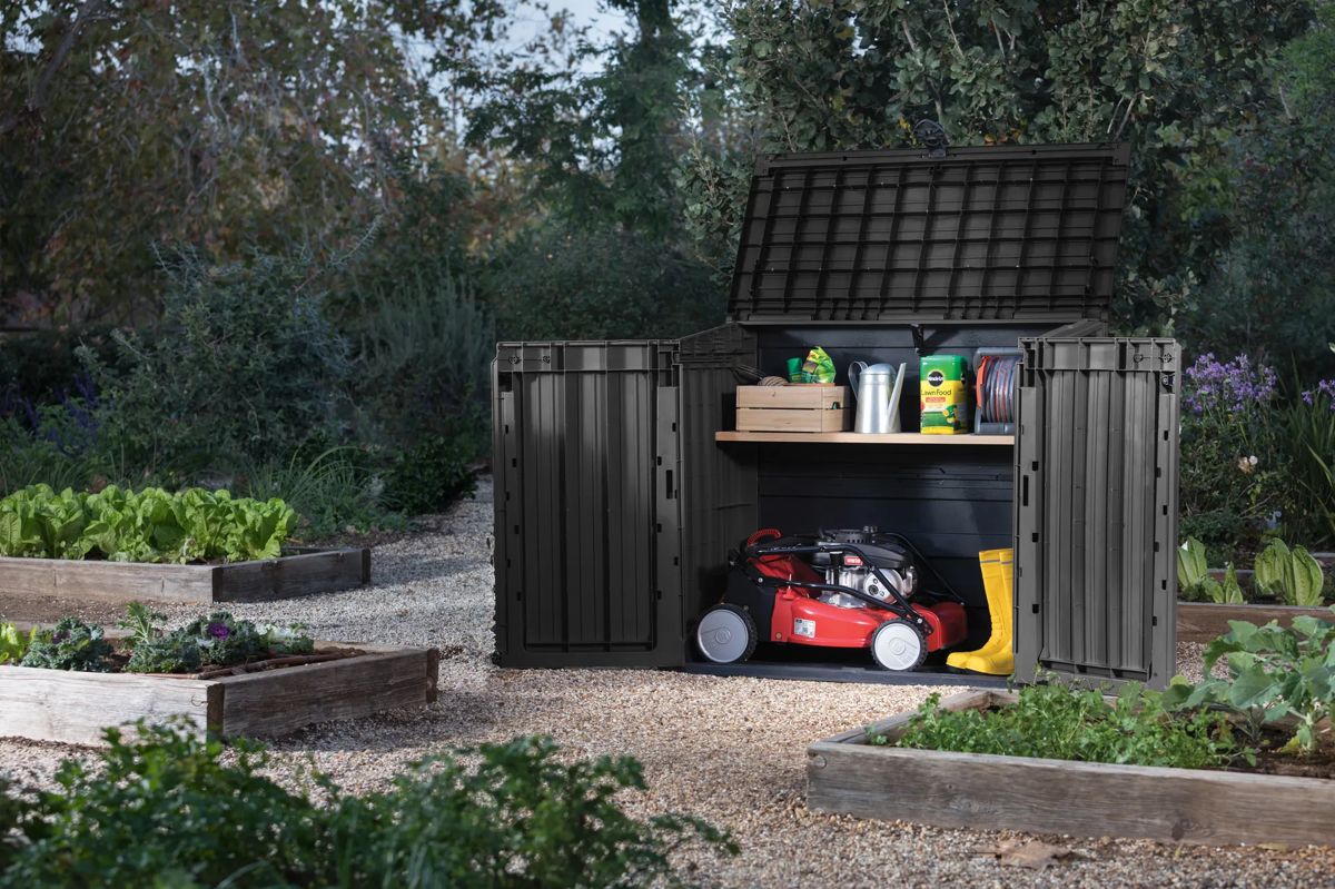 Store It Out Midi 4.3' x2.3' Foot Shed - Graphite - Keter US