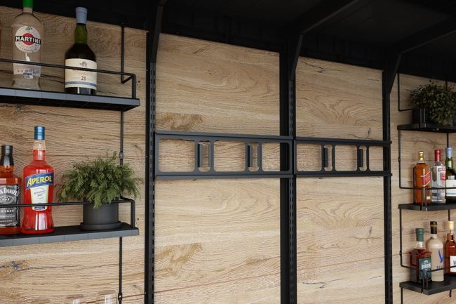 Signature Outdoor Garden Bar - Walnut Brown