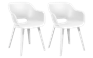 Pack de 2 sillas de exterior Akola - Blanco