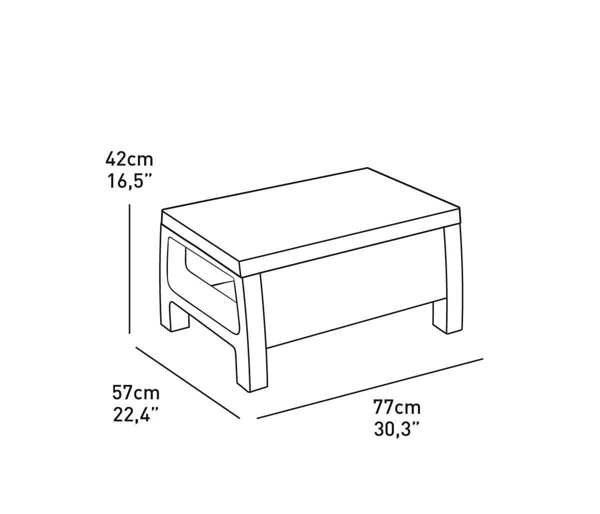 Corfu Outdoor Seating Conversation Set​ Graphite - Keter US