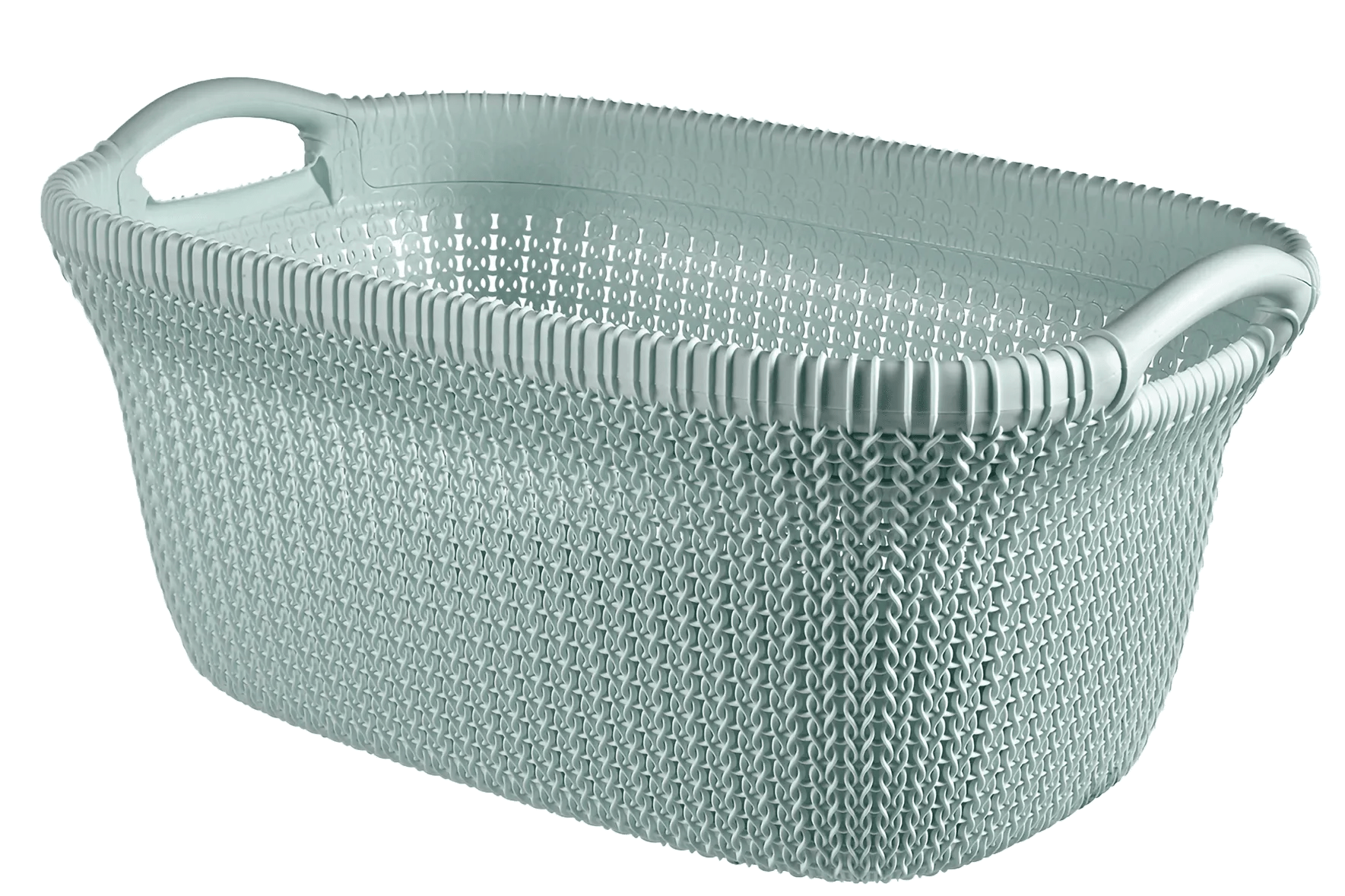 Knit Wasmand 40L - Blauw