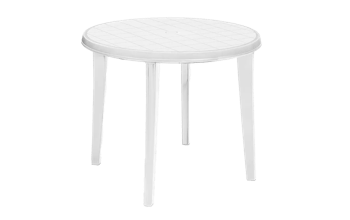 שולחן ליסה - לבן - שולחנות לגינה