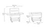 Graphite Patio Cooler and Beverage Cart - Keter US