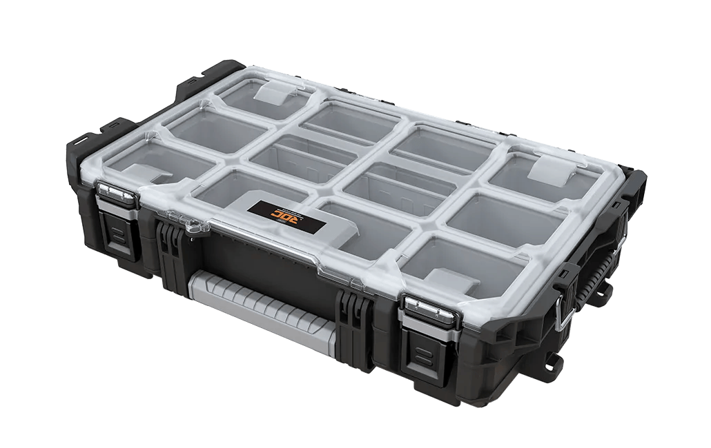 ROC Pro Gear Heavy Duty Clear Organiser - Graphite
