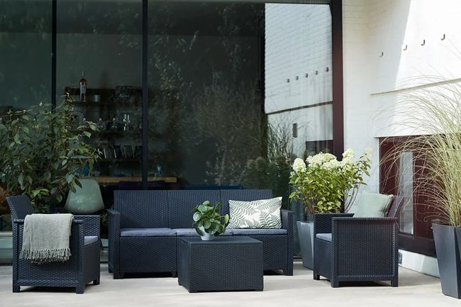 Emma 5 Seater Lounge Set - Grey