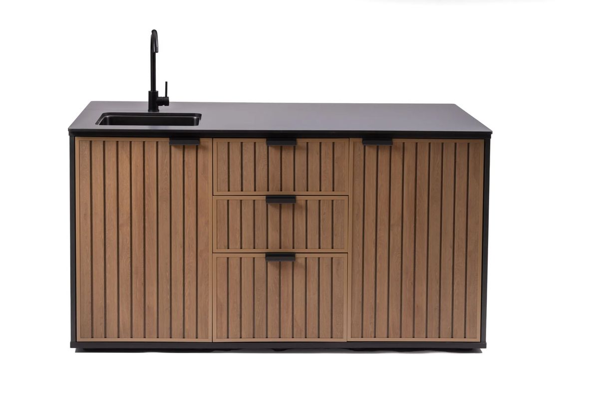 Compacte Buitenkeuken - 72,1x167,9x94 cm  - Venetian Bruin