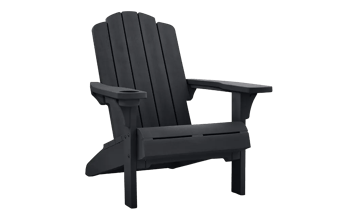 Kiawah Adirondack Chair - Graphite - Adirondack Chairs