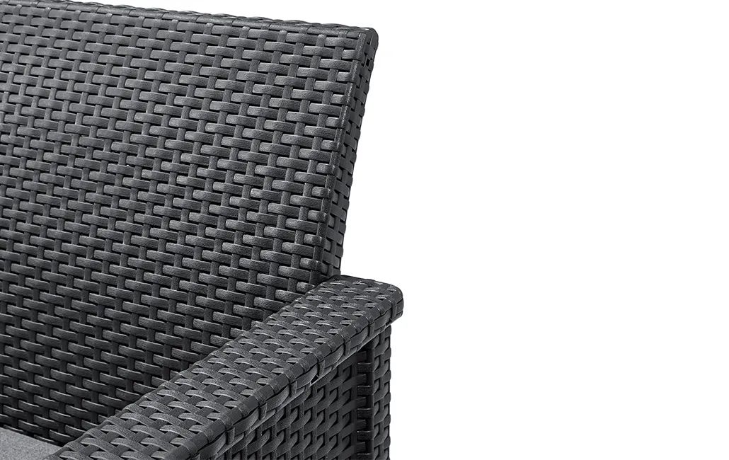 Emma 5 Seater Corner Set - Graphite
