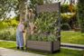 Tulip Leaf Screen Planter - Brown