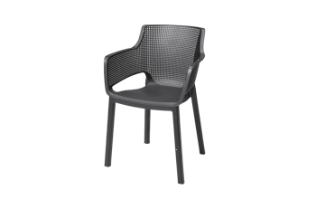 Elisa Dining Chair Set of 6 - Grey - Dining Sets