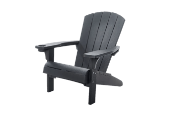 Sillón de exterior Alpine Adirondack 80x93x93 cm - Grafito - Sillones de exterior