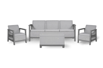 Scandi Linea 5-zitter Loungeset - Tuinmeubelen