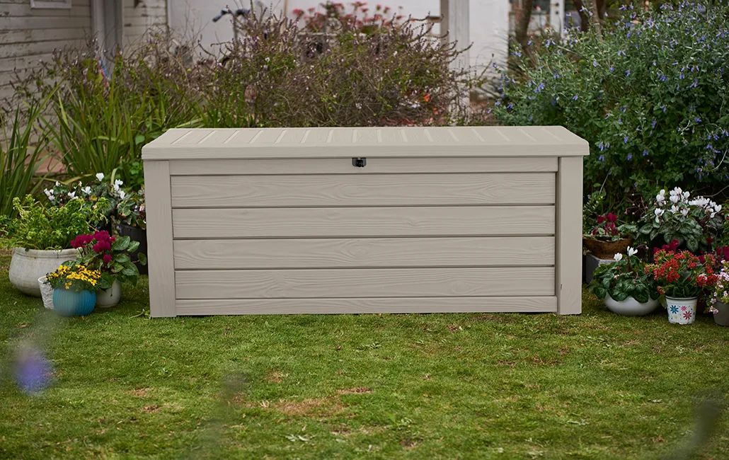 150 Gallon Outdoor Storage Box Westwood Beige - Keter US