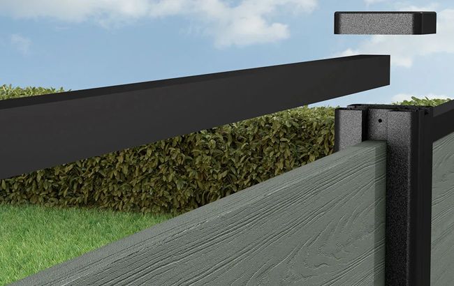 Fence Kit with 180cm Post - Green