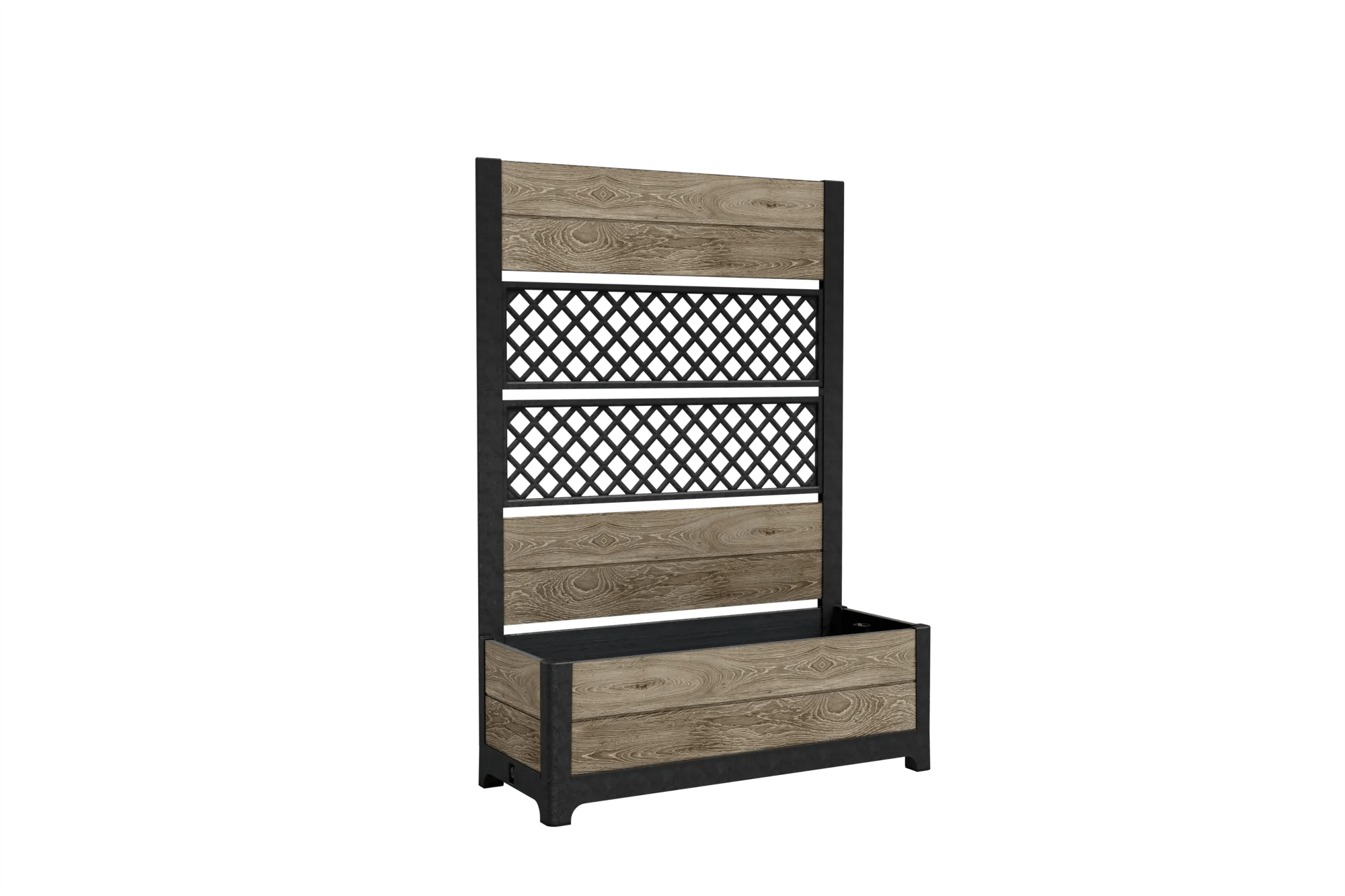 Tulip Screen Planter - Ashwood Brown