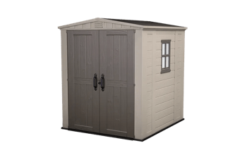 Factor Shed 6x6ft - Brown - Medium Sheds