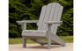 Kiawah Gray Outdoor Adirondack Chair - Keter US