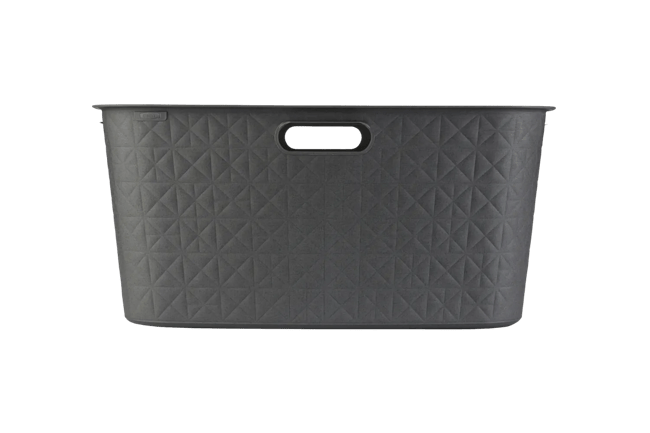 סל כביסה סופטקס 45 ליטר - אפור