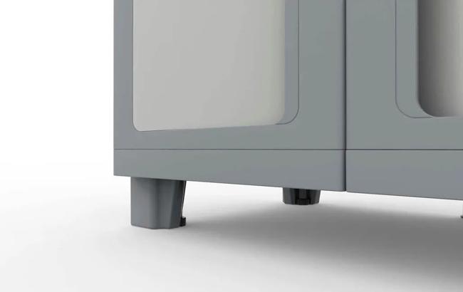 ארון שירות מודולייז גבוה - אפור בהיר thumbnail