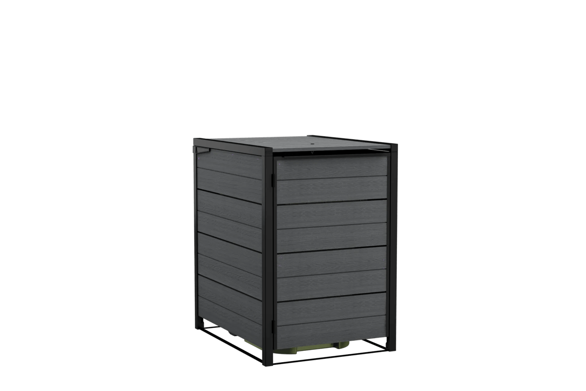 Contenedor de cubos Signature - 112,4 x 87,1 x 125,9 cm y 360L - Gris