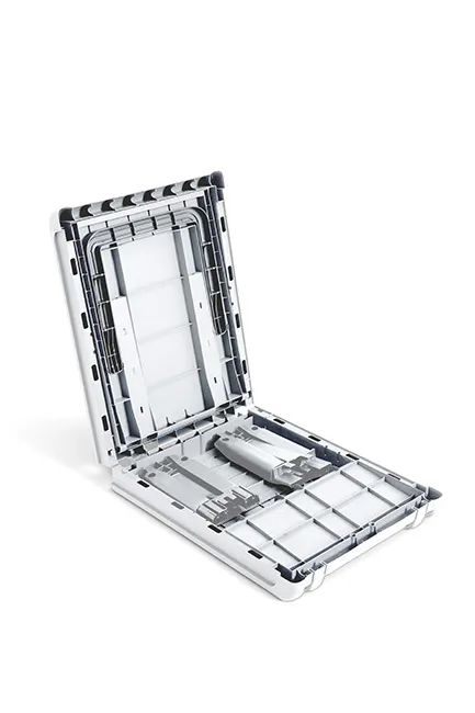 מיטת שיזוף מיורקה בטקסטורת יוטה - לבן