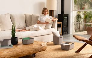 Softex Opbergmand 19L - Taupe - Opbergen