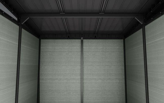 Cortina Green Large Storage Shed - 9x7 Shed - Keter US