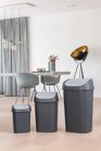 Mistral Swing Afvalbak 10L - Antraciet