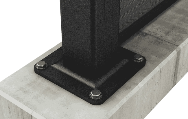 Fence Kit with 180cm Post - Green