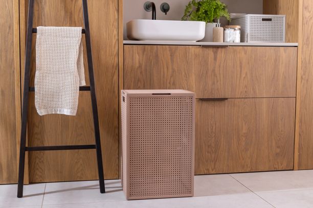 Kaya Wasmand 60L - Warm Taupe - Wasmanden