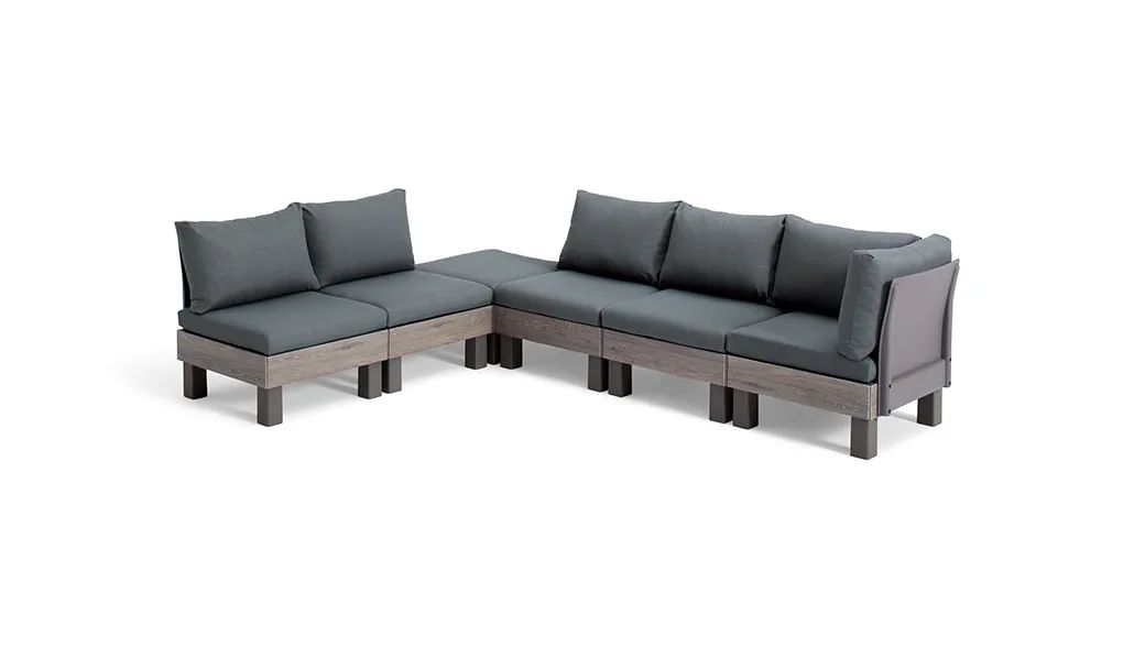 Keter Elements 2x 3-zits Loungebank  -