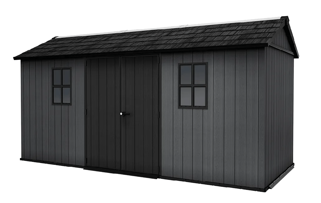 Newton Plus 1575 Tuinhuis - 476x230x246cm - Grijs