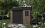 Apex 7.5x9 Storage Shed - חום אגוז
