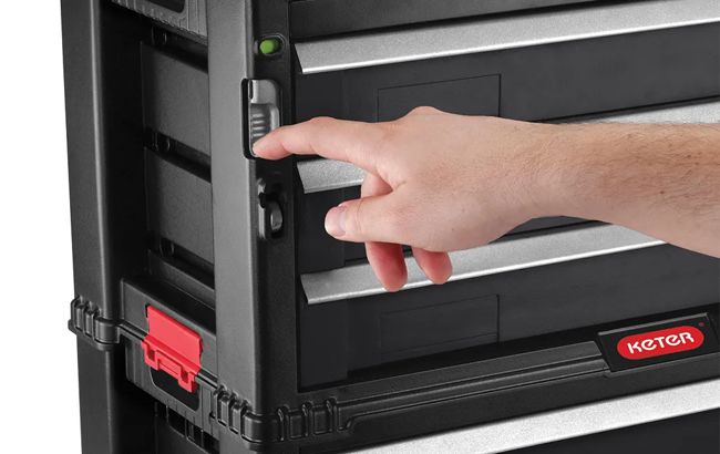 Servante d'atelier 7 tiroirs - Noir